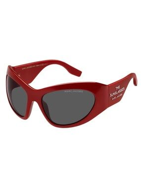 New! MARC JACOBS MARC 773/S C9AIR Women's Red Cat-Eye Sunglasses, Authentic